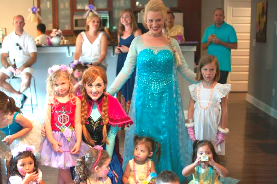 ana and elsa costume nashville kids party entertainers