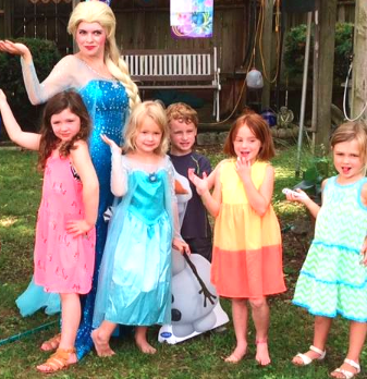 professional queen elsa kids party entertainment sumner county davidson tn
