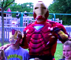 iron man tony stark avengers costumed entertainer for tn ky childrens parties